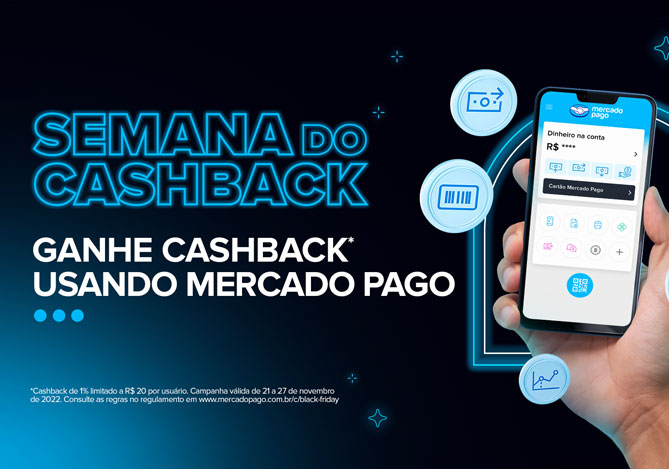 Participe da “Semana do Cashback” do Mercado Pago e ganhe cashback!